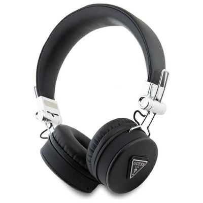 Casti Guess Bluetooth ENC On-ear Negru/Negru Grained Classic Round Shape