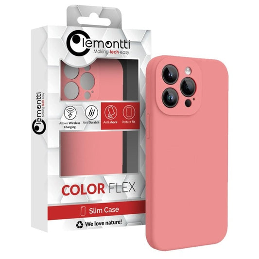 Lemontti Husa Liquid Silicon MagCharge iPhone 15 Pro Roz (protectie 360°, material fin, captusit cu microfibra)