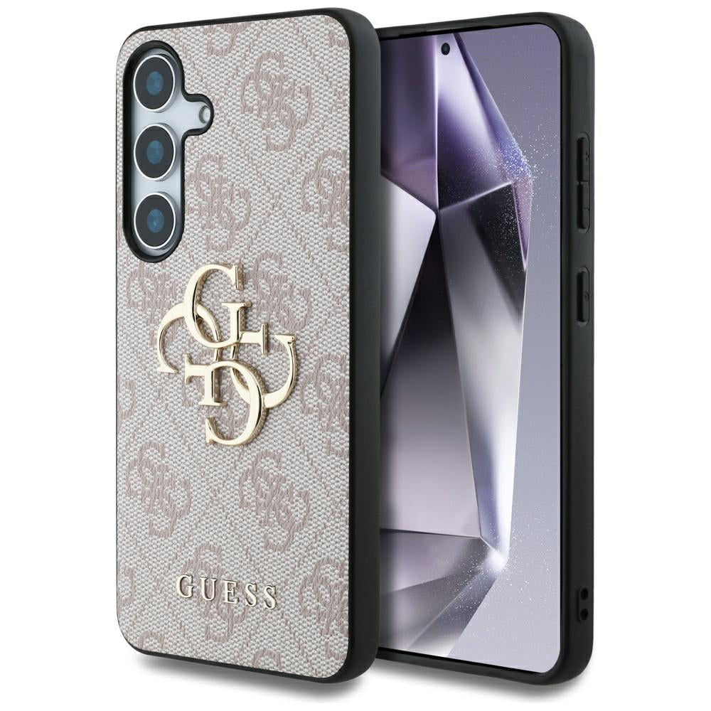 Husa Guess Big 4G Logo Classic Logo pentru Samsung Galaxy S25 Roz