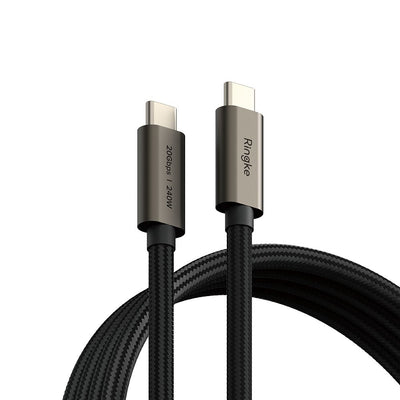 Cablu Ringke Usb-c 3.2 Gen. Pd240w 200cm - Negru