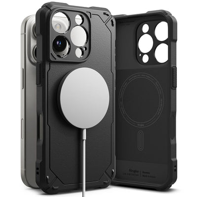 Husa Ringke Rugged Gear Magsafe iPhone 16 Pro - Negru