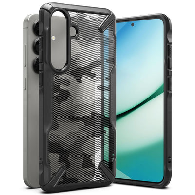 Husa Ringke Fusion X pentru Samsung Galaxy S25+ - Negru Camo