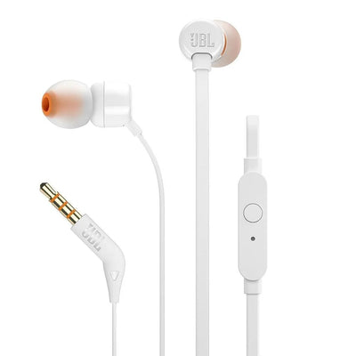 Casti JBL T110 Wired In-ear Mini Jack 3.5mm - Alb