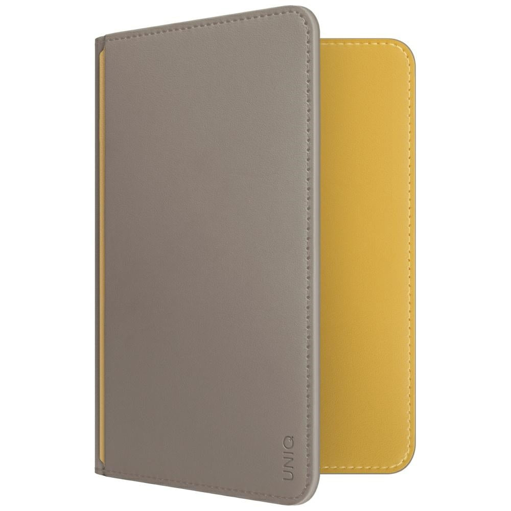 Husa Uniq Belmont Rfid Blocking Passport - Gri/Galben
