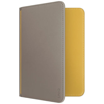 Husa Uniq Belmont Rfid Blocking Passport - Gri/Galben