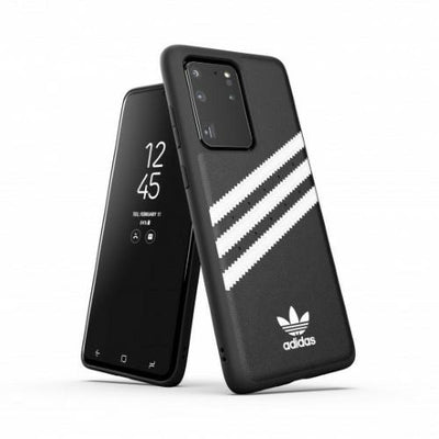 Husa Adidas OR Moudled PU pentru Samsung Galaxy S20 Ultra Negru And Alb