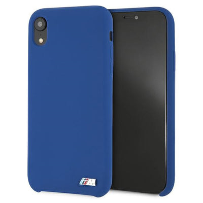 Husa BMW Silicone M Collection iPhone Xr - Albastru