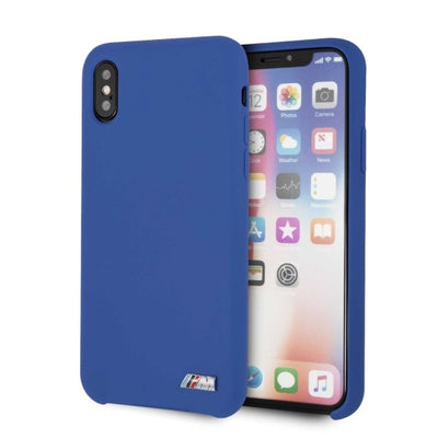 Husa BMW Silicone M Collection iPhone X / Xs - Albastru