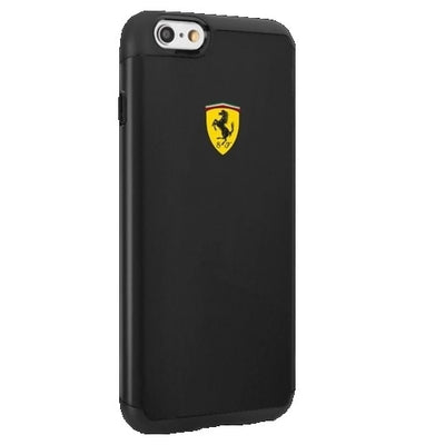 Husa Ferrari Shockproof pentru iPhone 6 / 6S - Negru