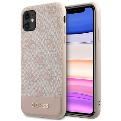 Husa Guess 4G Stripe Collection pentru iPhone 11 / Xr 6.1" - Roz