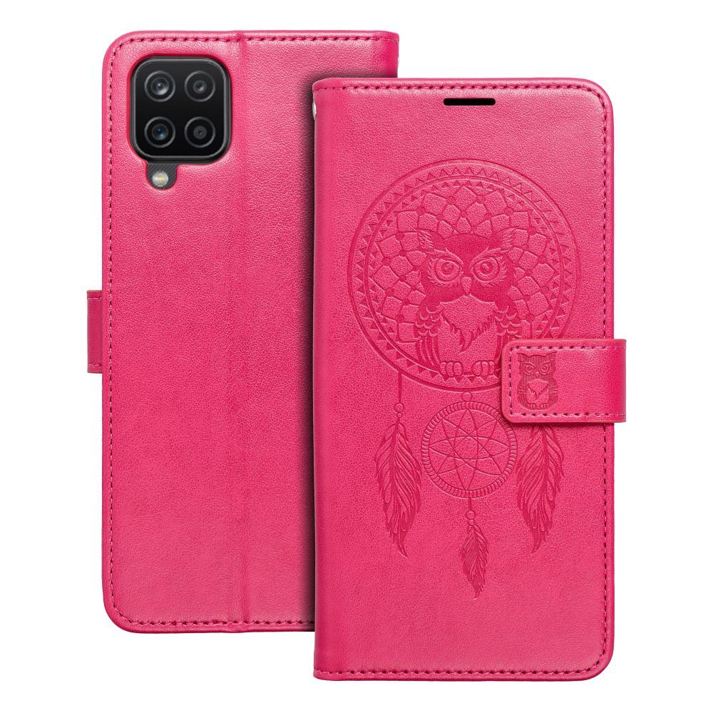 Husa Mezzo Book Flip pentru Samsung A12 / M12 Dreamcatcher Magenta