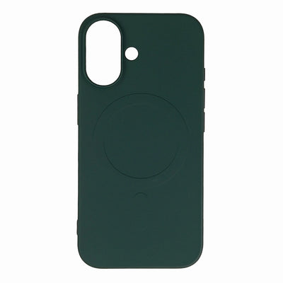Husa Liquid Silicone cu Magsafe pentru Samsung Galaxy S25 Edge - Verde