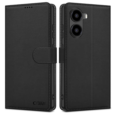 Husa Tech-protect Wallet pentru Xiaomi Poco X7 Pro 5G - Negru