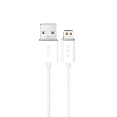 Cablu Puro TPE 12W Usb-a - Lightning 2m - Alb