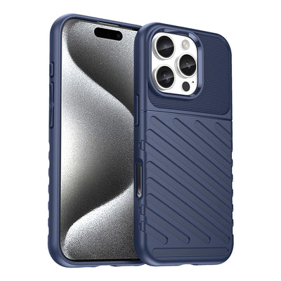Husa Thunder pentru iPhone 16e / 17e Silicone Armor Cover - Albastru