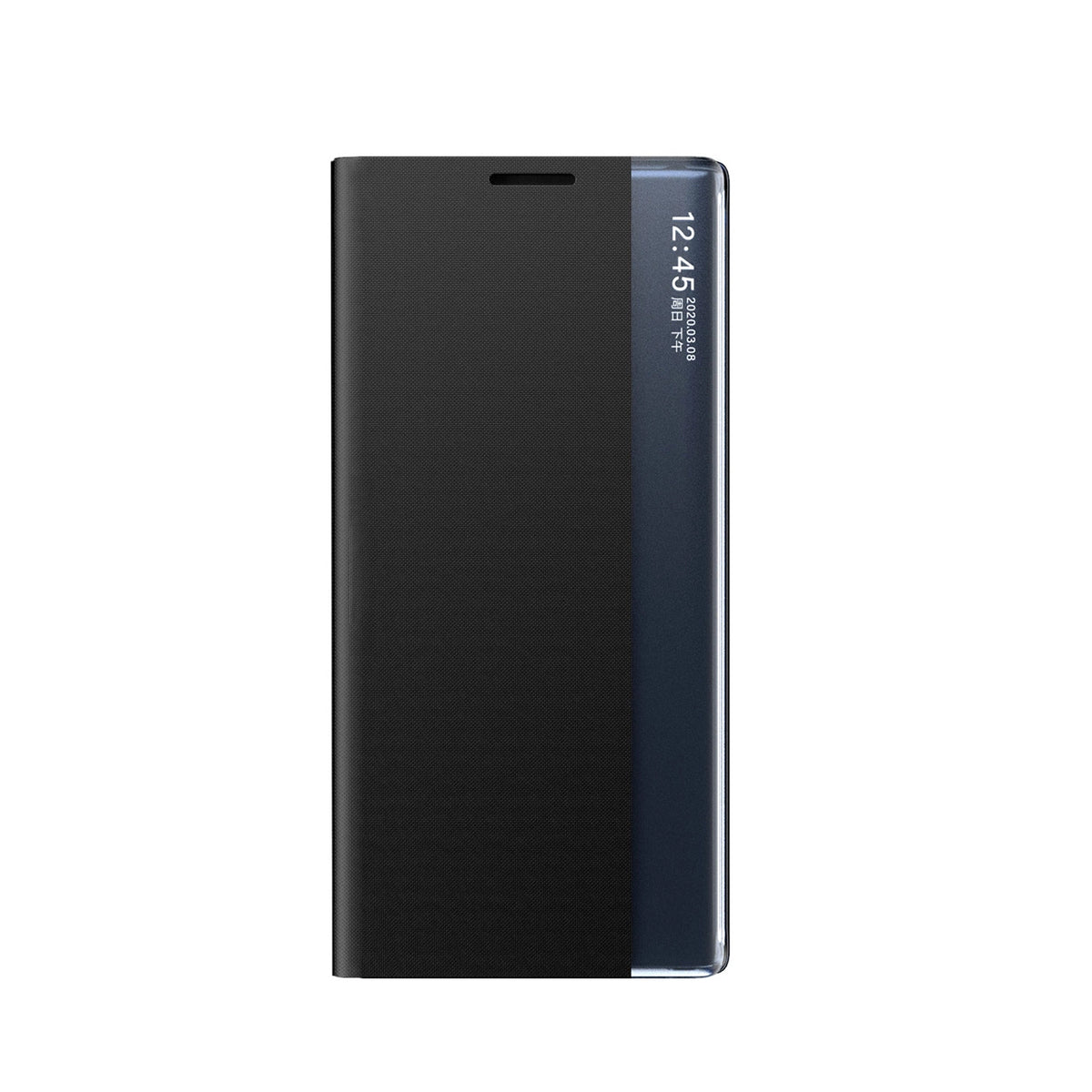 Husa New Sleep Cover cu Flip And Stand pentru Samsung Galaxy S25 Edge - Negru