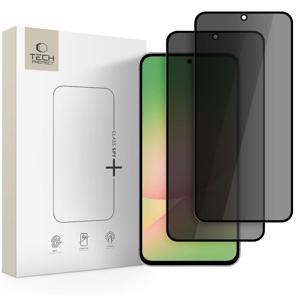 Folie Tech-protect Glass Spy+ 2-Pack Privacy Glass pentru Samsung Galaxy A36 / A56 5G