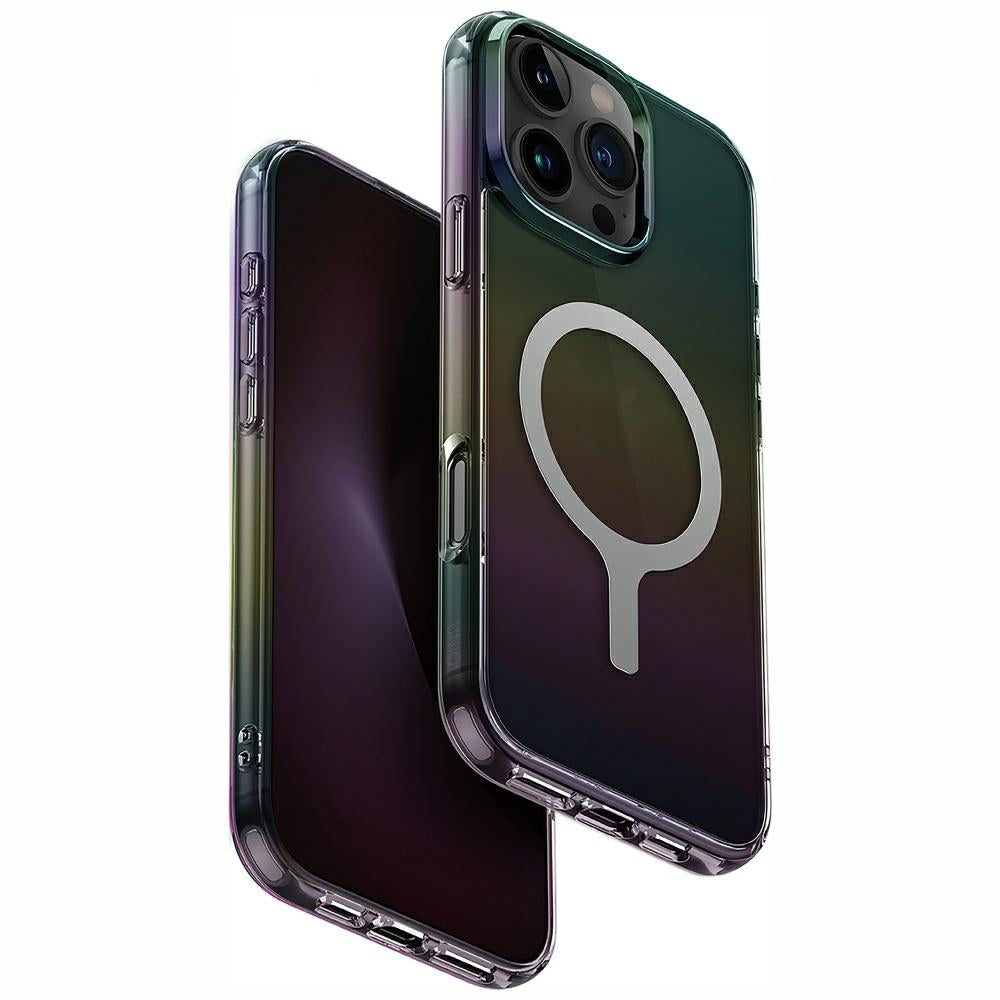 Husa Uniq Iridescia Magclick Charging pentru iPhone 16 Pro Max - Negru
