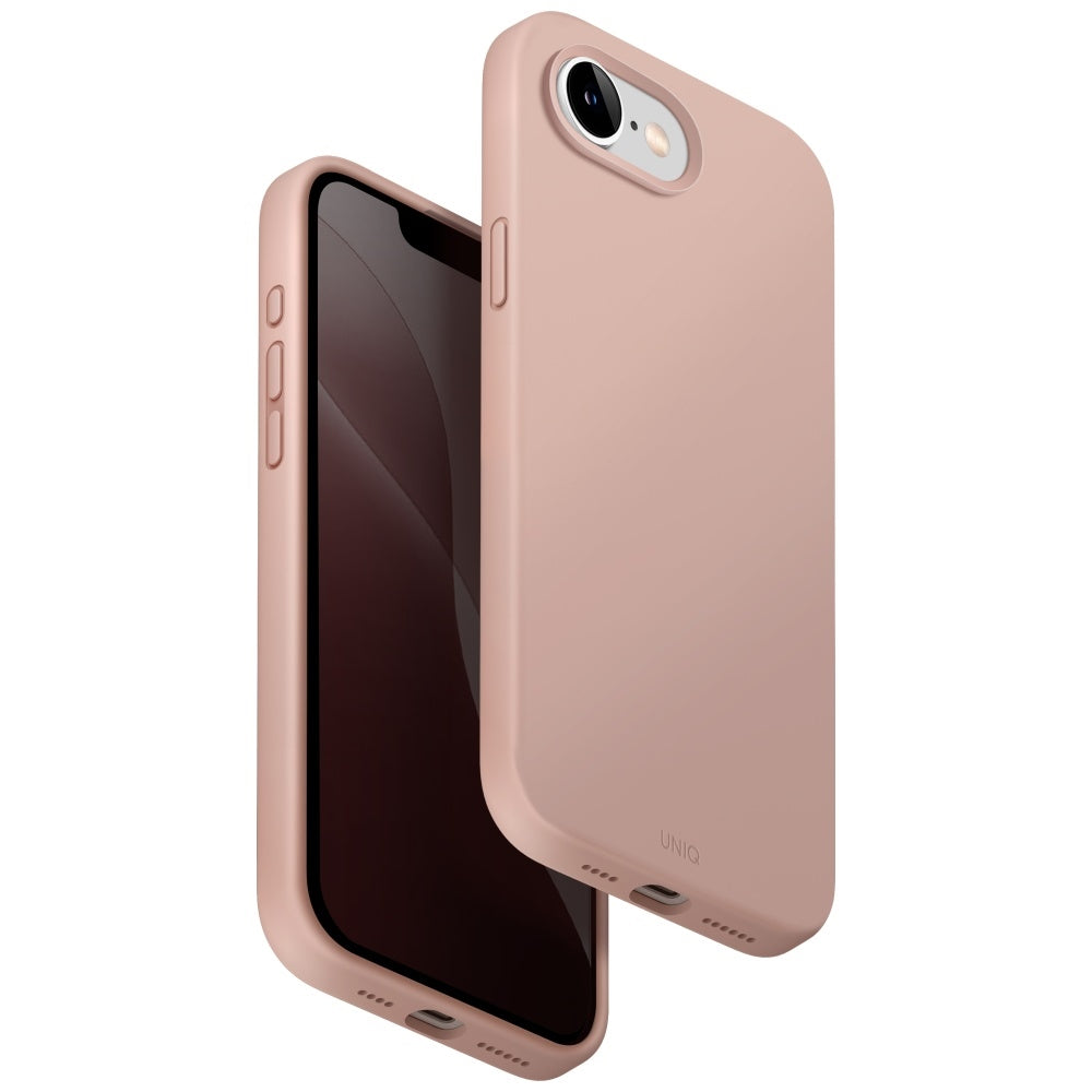 Husa Uniq Lino Magclick Charging pentru iPhone 16e - Roz