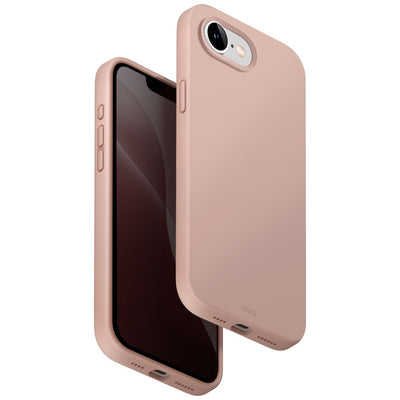 Husa Uniq Lino Magclick Charging pentru iPhone 16e - Roz