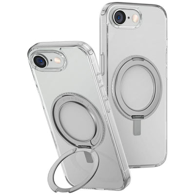 Husa Uniq Swivix 360 Rotating Kickstand pentru iPhone 16e - Transparent