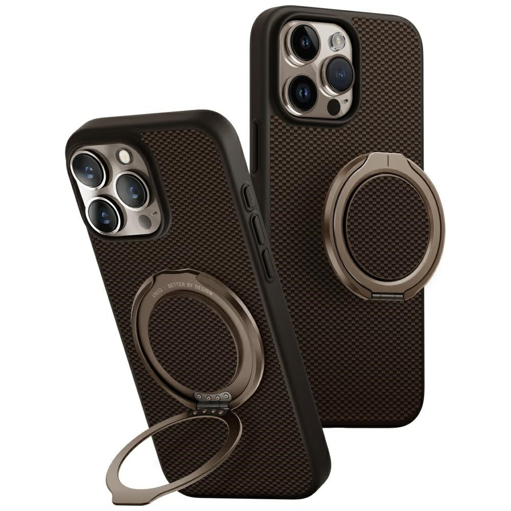 Husa Uniq Keva Air Magclick Charging Gripfit pentru iPhone 16 Pro Max - Maro