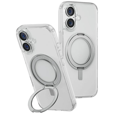 Husa Uniq Swivix 360 Rotating Kickstand pentru iPhone 16 Plus - Transparent