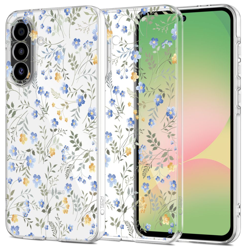 Husa Tech-protect Flexair pentru Samsung Galaxy A56 5G - Daisies cu Leaves
