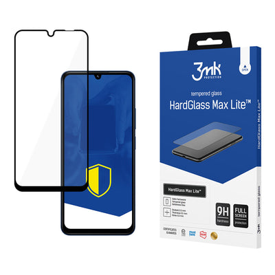 Folie 3mk Hardglass Max Lite Negru sticla pentru Xiaomi Redmi 14C / Xiaomi Poco C75 / Xiaomi Redmi A4 5G
