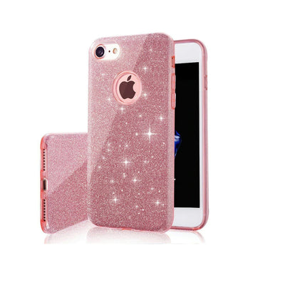 Husa Glitter 3in1 pentru iPhone 17 6,3" Roz