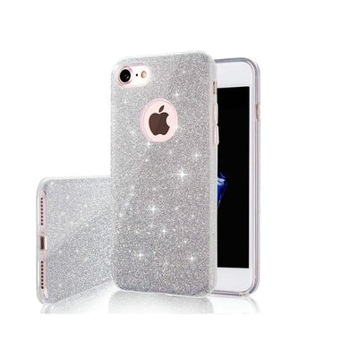 Husa Glitter 3in1 pentru Samsung Galaxy A17 4G / A17 5G Argintiu