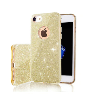 Husa Glitter 3in1 pentru Samsung Galaxy A17 4G / A17 5G Auriu