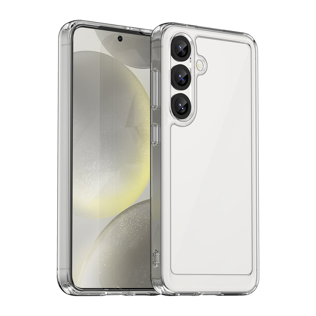 Husa Outer Space cu Gel Frame pentru Xiaomi Poco C71 - Transparent