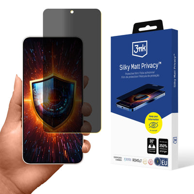 Folie 3mk Silky Matt Privacy Privacy protectie pentru Samsung Galaxy S25 Edge