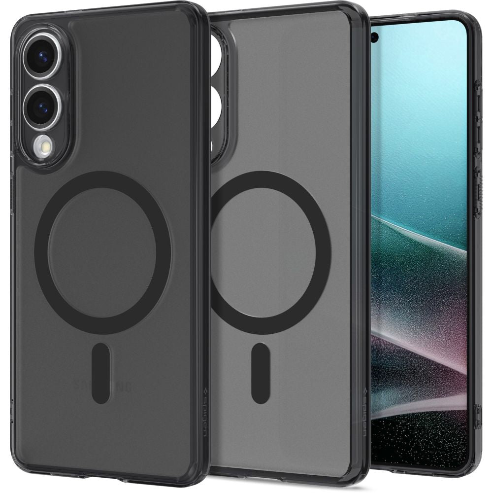 Husa Spigen Ultra Hybrid Mag cu Magsafe pentru Samsung Galaxy S25 Edge - Negru Translucent