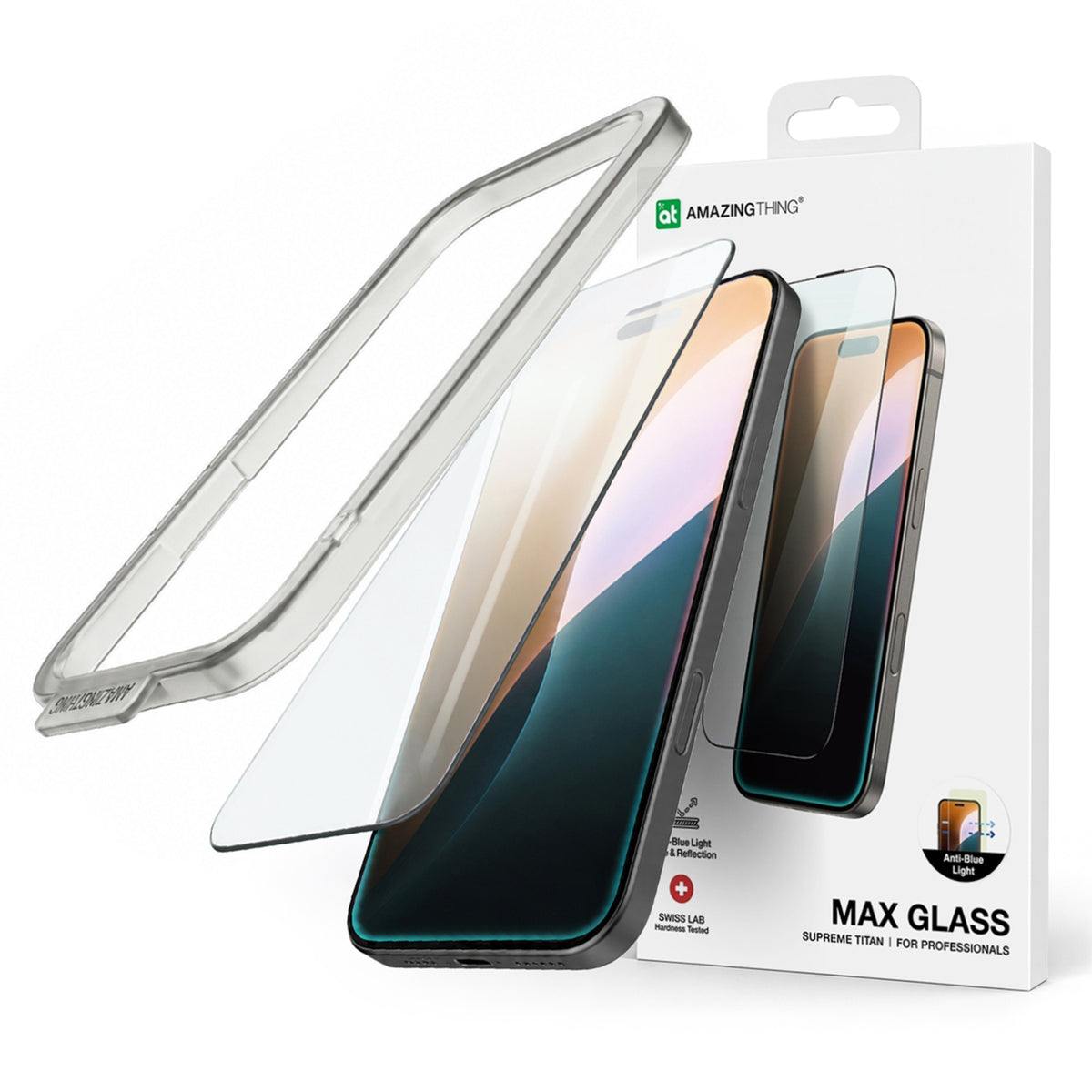 Folie Amazingthing Titan Max sticla pentru iPhone 16