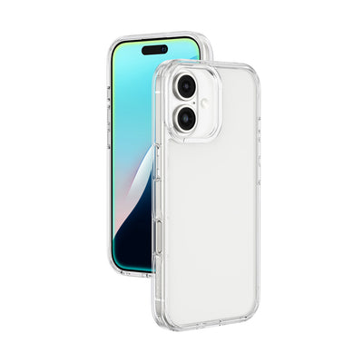 Husa Amazingthing Minimal pentru iPhone 16 Plus Silicone - Transparent