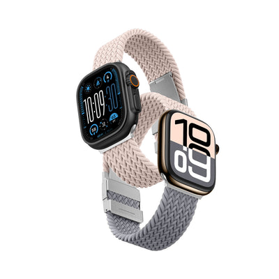 Curea Set Of 2 Amazingthing Blend pentru Apple Watch 45/46/49mm - Roz-Gri/Roz