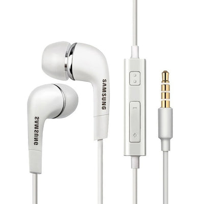 Casti Samsung Wired Mini Jack 3.5mm Stereo Hi-fi (Bulk - Replacement Packaging) - Alb
