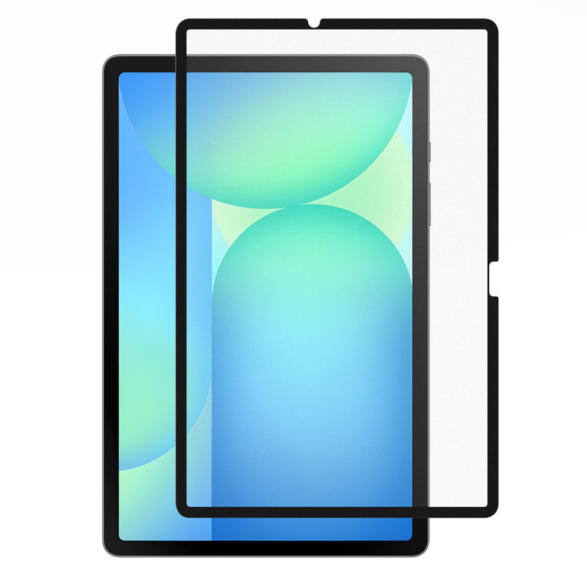 Folie Dux Ducis Naad Paperlike Matte protectie pentru Samsung Galaxy Tab S10 FE Plus - cu Negru Frame