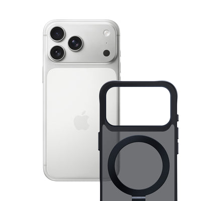 Husa 3mk Smoke Mag&Stand pentru iPhone 17 Pro - Negru