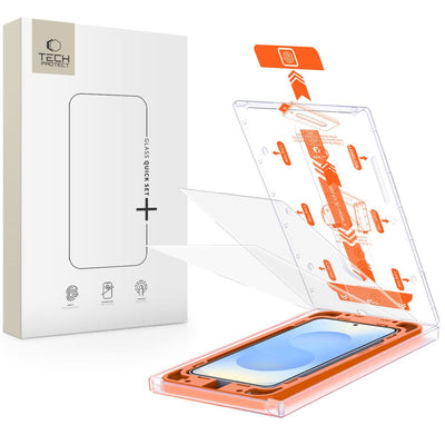 Folie Tech-protect Quick Set+ sticla pentru Samsung Galaxy S25+ - Transparent