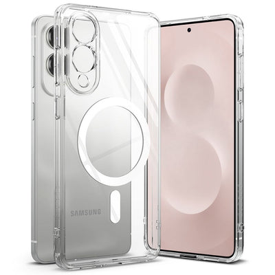 Husa Ringke Fusion Magnetic Magsafe pentru Samsung Galaxy S25 Edge - Transparent