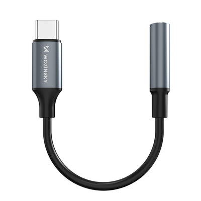 Adaptor Wozinsky Wacm-01 Usb-c - 3.5mm Mini Jack - Negru