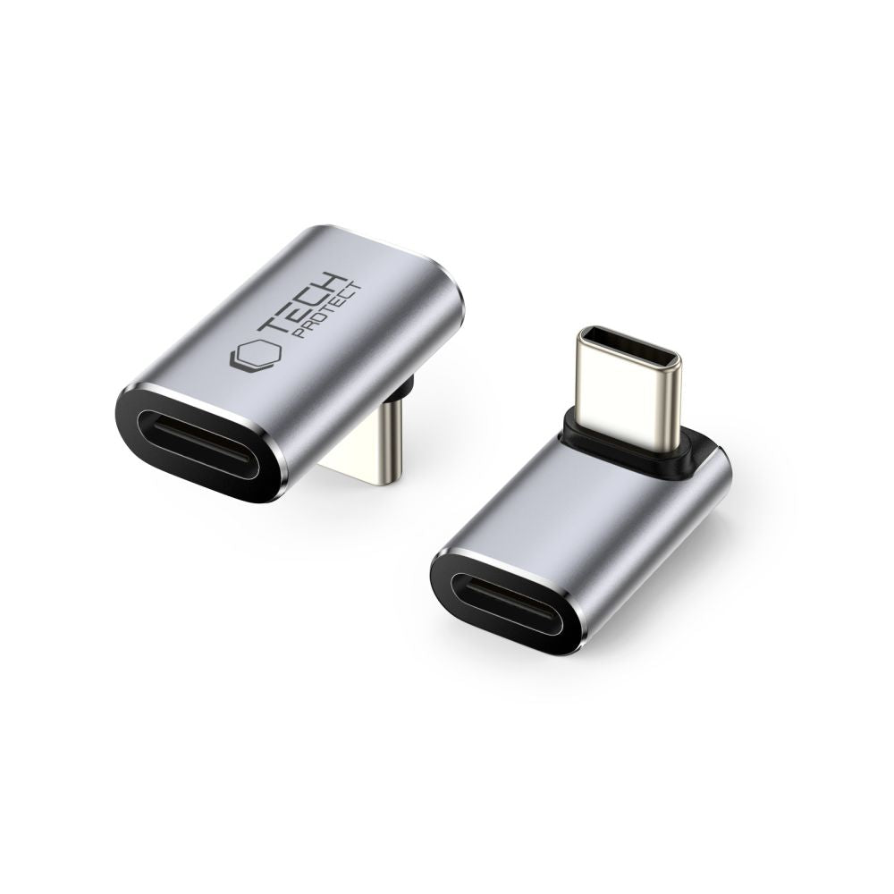 Adaptor Tech-protect Ultraboost Aa02 Usb-c Angled - Gri