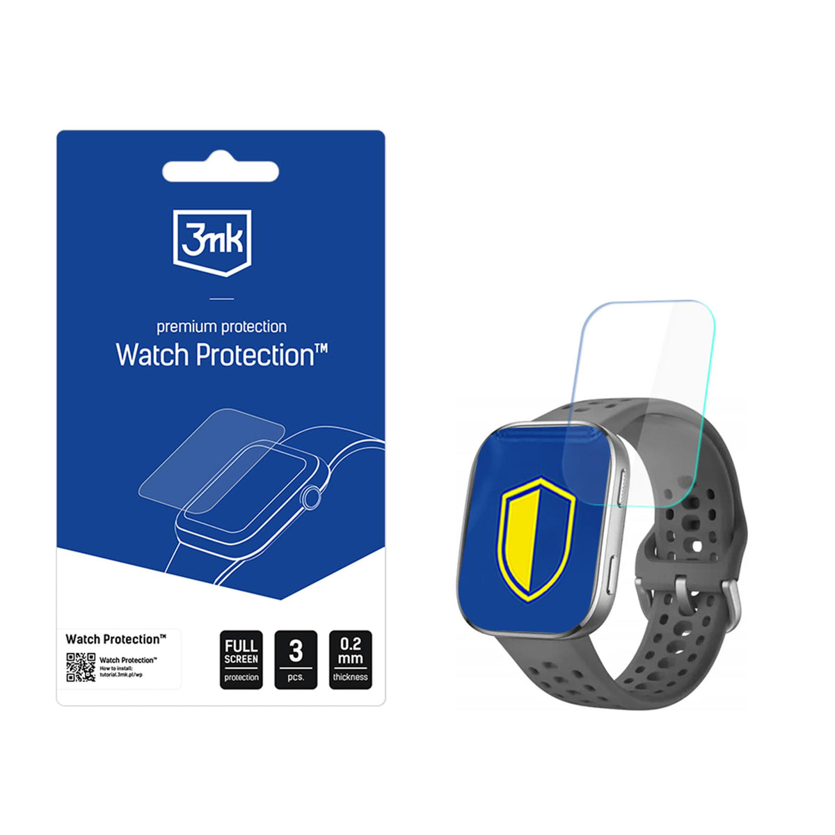 Folie 3mk Watch Protection ARC Smartwatch protectie Film pentru Amazfit Bip 6