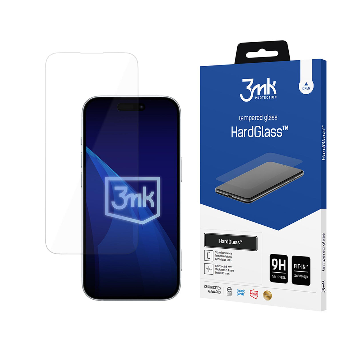 Folie 3mk Hardglass sticla pentru Apple iPhone 16 Pro Max / 17 Pro Max