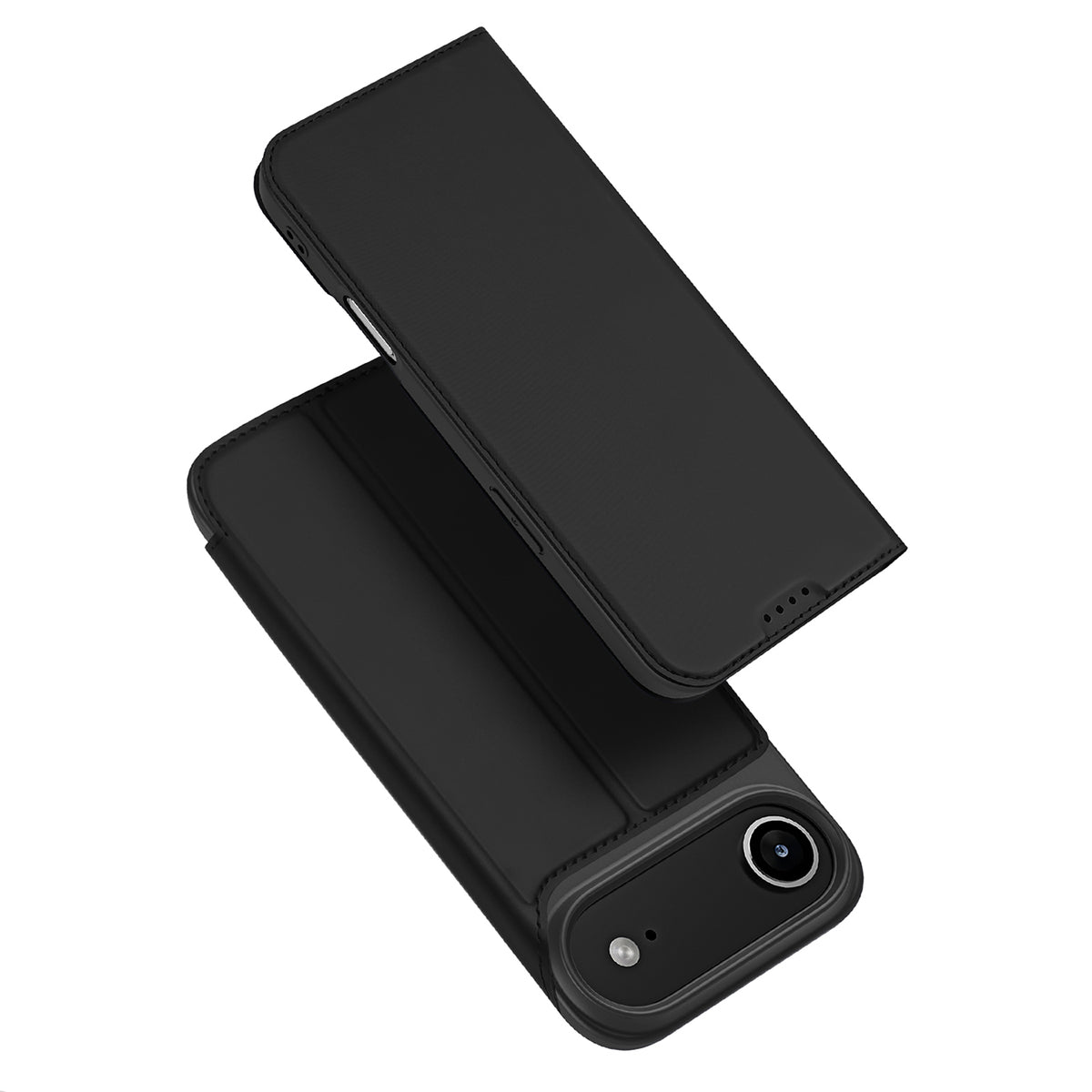 Husa Dux Ducis Skin Pro pentru iPhone 17 Air cu Flip And Card Slot - Negru