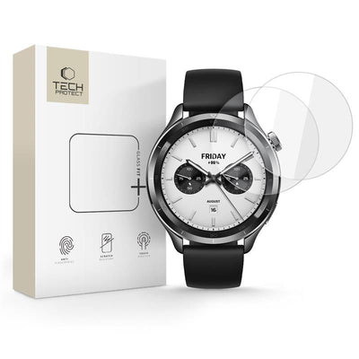 Folie Tech-protect Glass Fit+ 2-pack sticla pentru Xiaomi Watch S4 - Transparent