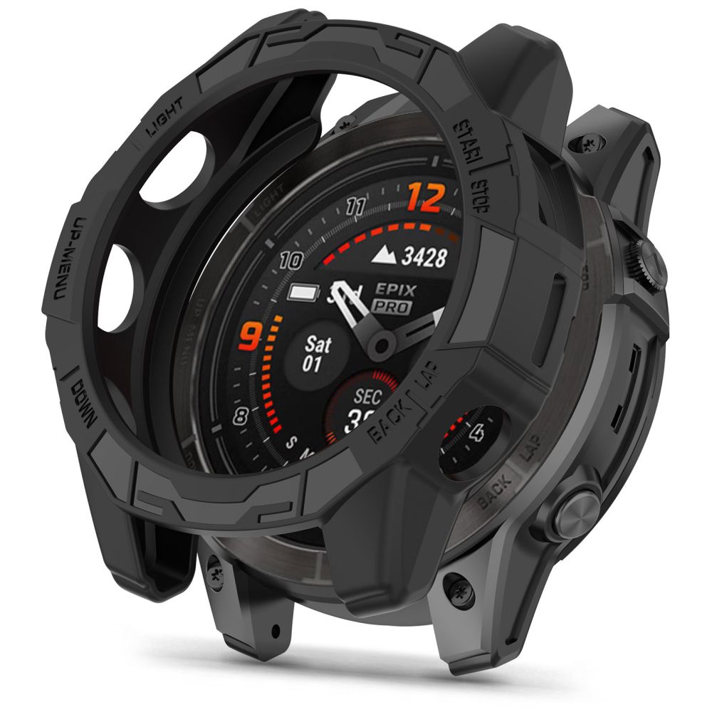 Husa Tech-protect Defense Air pentru Garmin Fenix 7 / 7 Pro - Negru